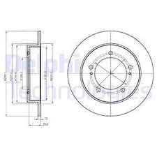 2x New Brake Disc for